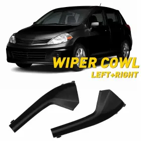 66894el000 Auxito 66895el000/66894el000 2pcs Cowl Grille Outer Cover Trim For Nissan Versa 2007-2012 Left Right Us