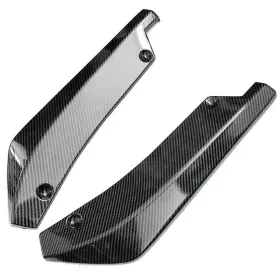 Axi-a-ww20007 Auxito Pair Carbon Fiber Rear Bumper Splitter Diffuser Canards For Dodge Honda Ford Ram