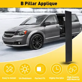 Xpd-bzt-94161 Auxito Front Driver Left Door B-pillar Trim Applique Fits 2008-2020 Dodge Grand Caravan