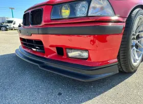 Splitter-e36m3-a-a Baysonr Fits 94-99 Bmw E36 M3 Front Bumper Lip Splitters Abs Black