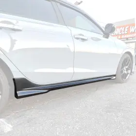 Ss-c224d-p-mu-a Baysonr Fits 22-26 Honda Civic 4/5dr Mu-style Side Skirts Pp Wonftt Fit Type-r