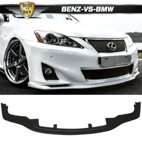 Bnz-blf-lis11pm-pp Benz-vs-bmw Fits 11-13 Lexus Is250 Is350 Front Bumper Lip Jdm Style Spoiler Chin Splitter Pp