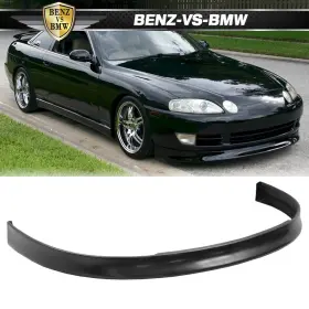 Bnz-blf-lxsc92ws Benz-vs-bmw For 92-96 Lexus Sc300 Sc400 Coupe Front Bumper Lip Ws Style Spoiler Unpainted Pu