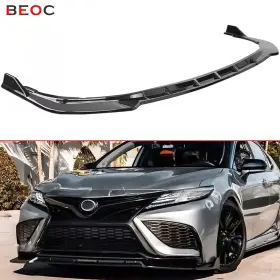 Beoc 753957923167 Fits 2021-2024 Toyota Camry Se Xse Gloss Black Front Bumper Lip Splitter Spoiler