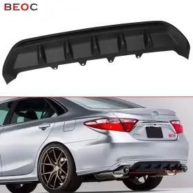 Beoc-qat-bdrdt001mb Beoc Rear Bumper Diffuser Valanc For 18-2024 8th Gen Toyota Camry Se Xse Matte Black
