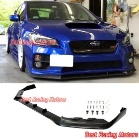 3126 Bestracingmotors For 2015-2017 Subaru Wrx Sti Mpx Style Front Bumper Lip Urethane