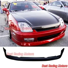 Flip-pu-pre97-opt-k Bestracingmotors For 1997-2001 Honda Prelude Oe Style Front Bumper Lip Urethane