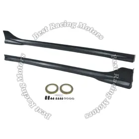 Ss-c224d-p-mu-k Bestracingmotors For 2022-2026 Honda Civic Non-type-r 4/5dr Sedan Hatch Mu Style Side Skirts Pp