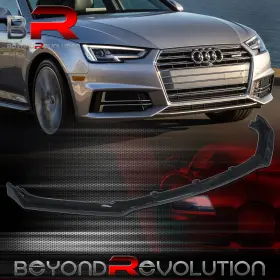 Flk-aia4-17-gbk-327-j2 Beyond Revolution 4door For 2017-2018 Audi A4 B9 Front Bumper Spoiler Lip Splitter Diffuser Body Kit Blk