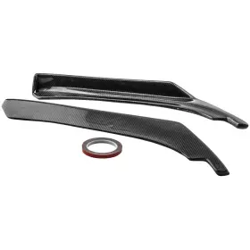 3ex68j Bfo 2pcs Black Rear Bumper Side Corner Splitters Aprons Kit For Infiniti Q50 2014-20