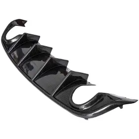 7rxsdq Bfo Carbon Fiber Rear Bumper Diffuser For Dodge Charger Gt / Scat Pack 2015-2019
