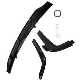 Elbpo7 Bfo Carbon Fiber Extension For Bmw G07 X7 M Sport Package 2019-2025 Rear Kit Black