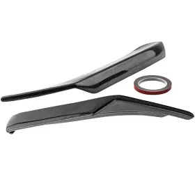 Haost4 Bfo 2 Pcs New Black Rear Bumper Diffuser Splitter Canards For Infiniti Q50 2014-2020