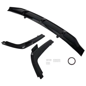 Hru2ob Bfo Carbon Sport Lip For Bmw G07 X7 M Package 2019-2025 Rear Bumper Diffuser Black