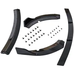 I6d97g Bfo Front Bumper Splitter Spoiler Lip Carbon Look For 15-20 Dodge Charger Srt-style