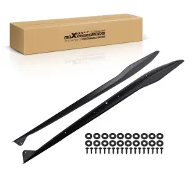 Je5mvi Bfo Side Skirt Carbon Extension For Chevrolet Corvette C8 Z06 5.5l V8 2023-2025 Pair