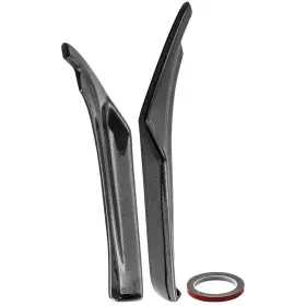 Ste792 Bfo Carbon Fiber Rear Bumper Diffuser Splitter Canards Fit For Infiniti Q50 2014-21