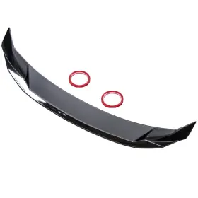 X61ngh Bfo Rear Window Roof Spoiler Wing For Honda Civic 4dr Sedan 2016-2020 Black