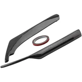Yank6m Bfo Carbon Fiber Rear Bumper Side Corner Splitters Aprons For Infiniti Q50 2014-20