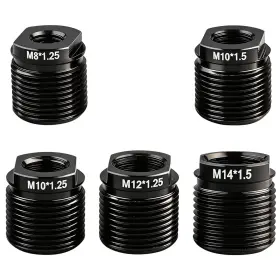 Biaqi Hdxn-1.25 Gear Shift Knob Adapter Kit 5pack Universal Fit For M10x1.25/m12/m14