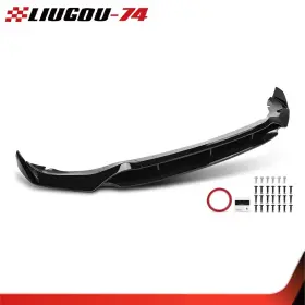 Big-wheel Big239753 Fit For 19-23 Bmw X5 G05 M Sport Gt Style Glossy Black Front Bumper Lip Splitter
