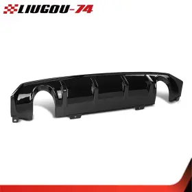 Big549267 Big-wheel Rear Bumper Lip Diffuser Splitter Spoiler Black Fit For 2016-2021 Honda Civic
