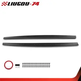 Big603567 Big-wheel Fit For 2014-2020 Bmw F32 F33 F36 4 Series M Sport Side Skirt Extension Splitter