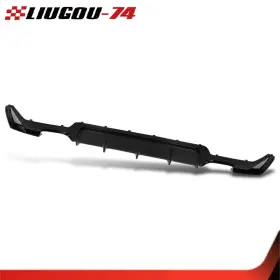 Big682650 Big-wheel Gloss Black Rear Bumper Diffuser Fits Bmw F32 F33 F36 4 Series M Sport 2014-2018