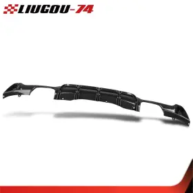 Big682651 Big-wheel Rear Bumper Diffuser Carbon Look Fits Bmw F32 F33 F36 4 Series M Sport 2014-2020