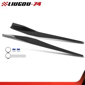 Big693338 Big-wheel New Side Skirts Extension Lip Panel Fit For 2020 2021 2022 2023 Corvette C8 5vm