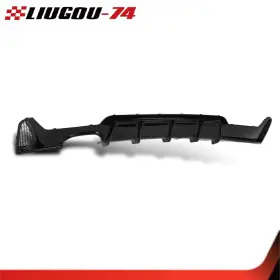 Big892625 Big-wheel Fit For 2014-2020 Bmw 4-series F32 F33 F36 Rear Bumper Lip Diffuser Gloss Black