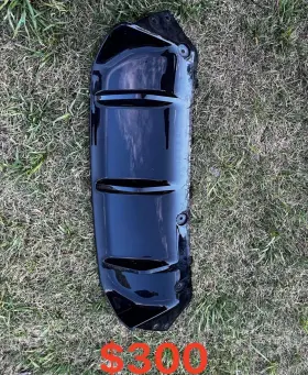 51122446629 Bmw M5 F90 Rear Bumper M Performance Diffuser Black 2018 Original