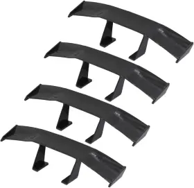 Hj-2208 Bokwin 4pcs Universal Car Mini Spoiler Wing Auto Tail Black