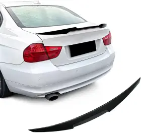 Cff-sp-e90liang Branded Rear Spoiler Wings For Bmw E90 M3 Sedan 2008-2012 And 3 Glossy Black