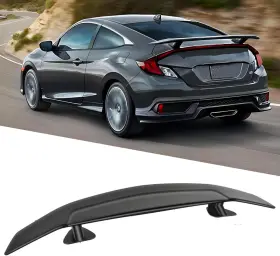 Lfmqpus335 Branded 47 Inch Universal Car Rear Trunk Spoiler Wing Matte Black