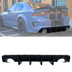 Omnidzal8kn Brisunshine Charger Wide Body Rear Diffuser Compatible With Dodge Srt Hellcat Scat