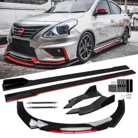 Omnzkic3pkn Brisunshine Front Bumper Lip Chin Splitter Spoiler Compatible With 69 Inch -73 Width Car