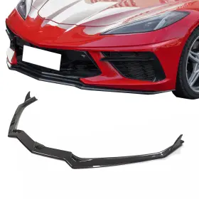 Broaiddict 20 21 22 Z06 Zr1 Z51 Carbon Fiber Front Spoiler Lip Splitter For Chevy Corvette C8 2020-2025 St