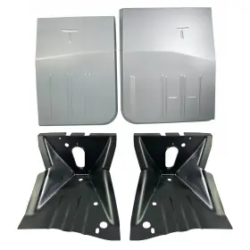 1979-343 Bsp 1967-1979 Ford 4pc Floor Pan And Cab Mount Assembly Truck F100 Pickup Rust Repair