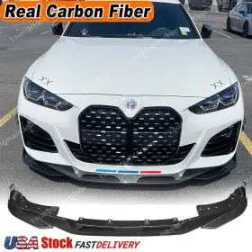 M440i C-factory 3569794403734 Real Carbon Fiber Front Bumper Lip Splitter For Bmw G22 G23 M-sport 2021