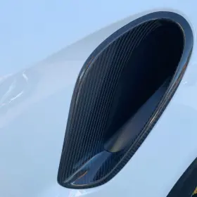 Pzj9021 C Factory For Porsche 911 991 Turbo 2014-2018 Dry Carbon Fiber Side Fender Air Vent Covers