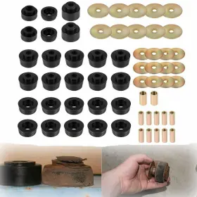 Caqp1063 Ca-auto For Chevy El Camino Body Mount Bushing Kit 7-132 Black 62 Pcs 1978-1987