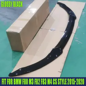 At19012002 Car-wholesale2019 For Bmw F80 M3 F82 F83 M4 2015-2020 Front Bumper Splitter Diffuser Protector Lip