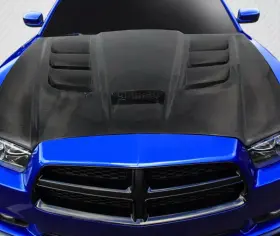 113116 Carbon Creations For 2011-2014 Dodge Charger Viper Look Hood - 1 Piece