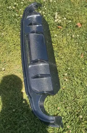 116082 Carbon Creations Q50 14-17 Fiber Rear Diffuser