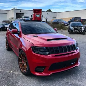 116322 Carbon Creations For 2011-2022 Grand Cherokee Demon Look Hood - 1 Piece