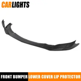 C-02bum457aabk Carlights Front Bumper Lower Cover Lip Protector Black Fit For 2019-21 Chevy Malibu 4-door