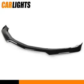 C-02bup45g6abb Carlights Fit For Camaro 1le Style Gloss Black Front Bumper Lip Splitter Abs 16-22 Chevy