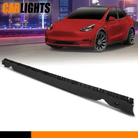 C-02rpa6121bbkl Carlights Fit For Tesla Model Y Left Molding Skirt Rocker Carrier Lower Cover 1497741-00-b
