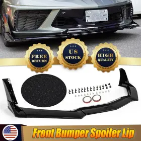At19017406 Carmirrorshop Carbon Flash For Corvette C8 2020-25 Front Bumper Lip Winglet Splitter St Style
